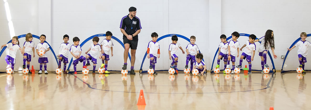 Soccerdays Football classes line up