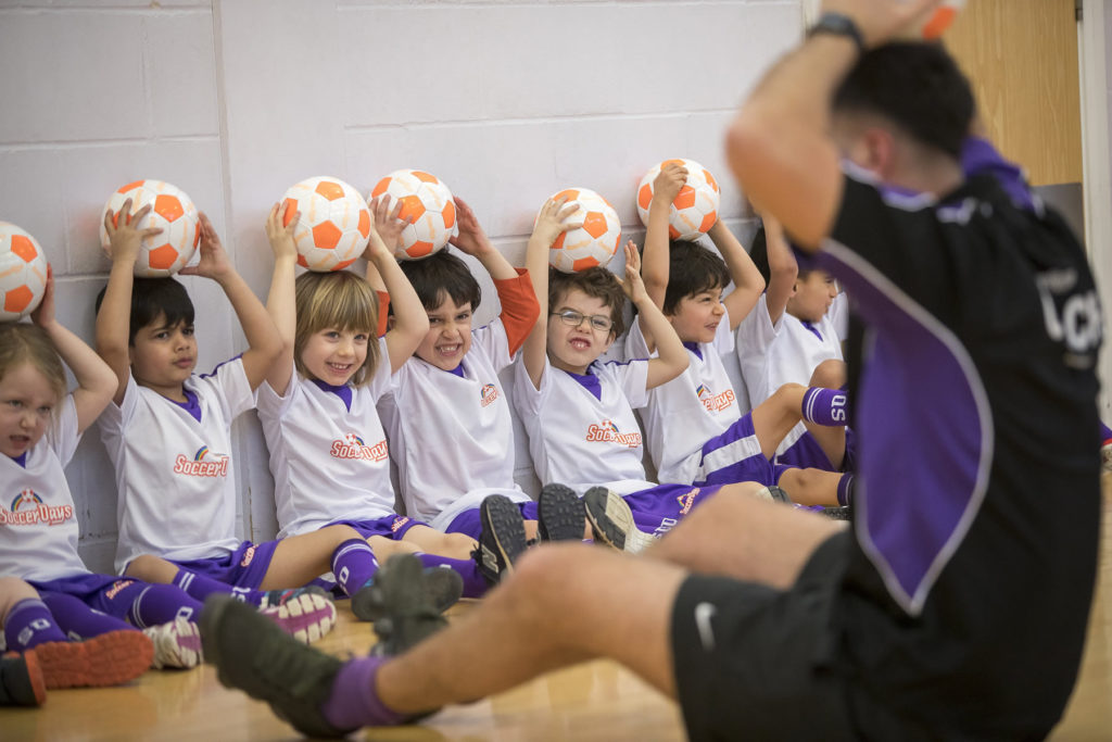 Football for 3 year olds with SoccerDays